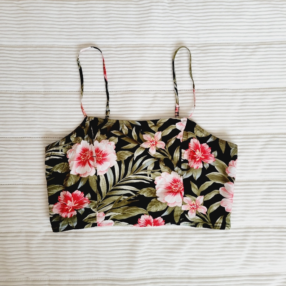 Floral crop top